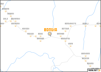 map of Bondia