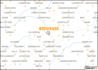 map of Bondieuse