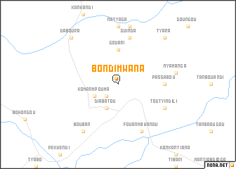 map of Bondimwana