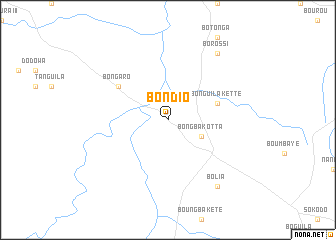 map of Bondio