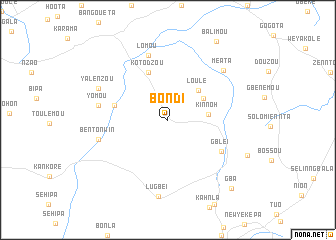 map of Bondi