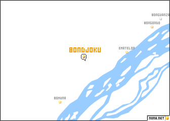 map of Bondjoku