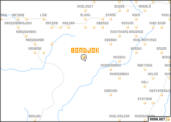 map of Bondjok