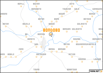 map of Bondobo