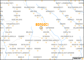 map of Bondoci