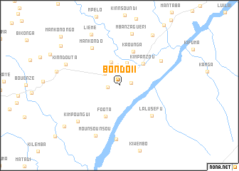 map of Bondo II