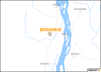 map of Bondomako