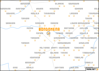 map of Bondoména