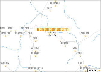 map of Bondoro-Kota
