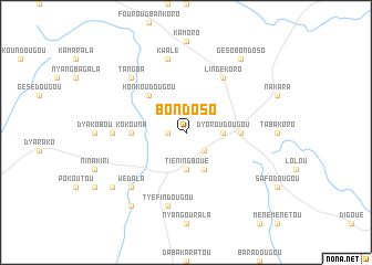 map of Bondoso