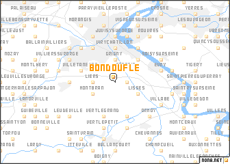 map of Bondoufle