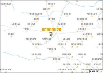 map of Bondoura