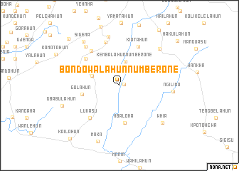 map of Bondowalahun Number One