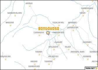 map of Bondowoso