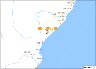 map of Bondoyong