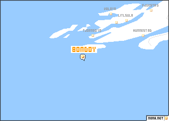 map of Bondøy