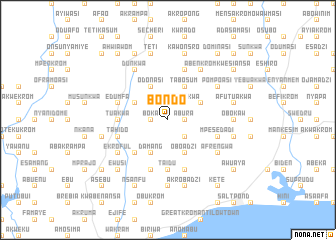 map of Bondo