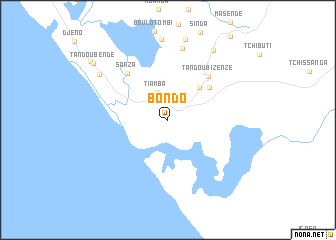 map of Bondo