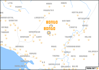 map of Bondo