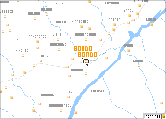 map of Bondo