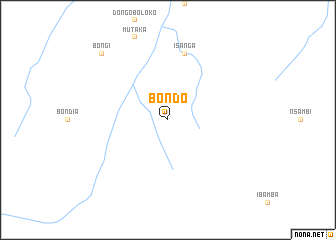 map of Bondo