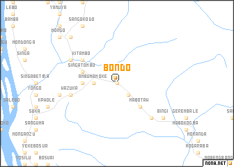 map of Bondo