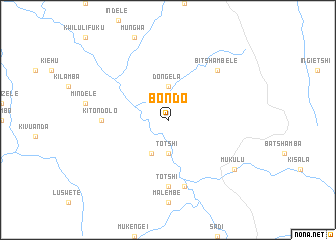 map of Bondo