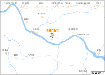 map of Bondo