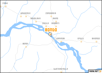 map of Bondo