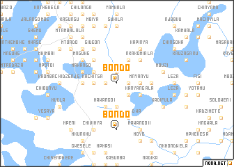 map of Bondo