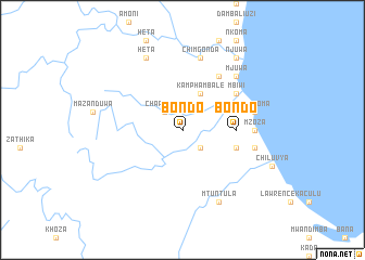 map of Bondo