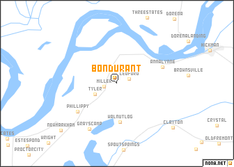 map of Bondurant