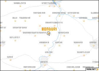 map of Bonduri