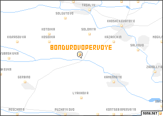 map of Bondurovo Pervoye