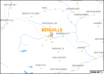 Bondville (United States - USA) map - nona.net