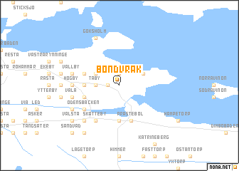 map of Bondvrak