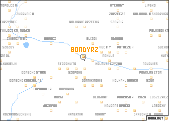 map of Bondyrz