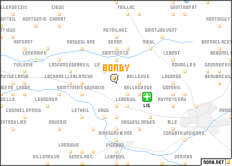 map of Bondy