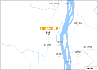 map of Bondzalé
