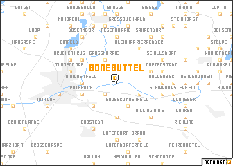 map of Bönebüttel