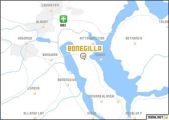 map of Bonegilla