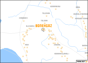 map of Boneh Gaz