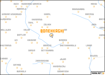 map of Boneh Kāghī