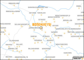 map of Boneh Veysī