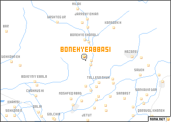map of Boneh-ye ‘Abbāsī