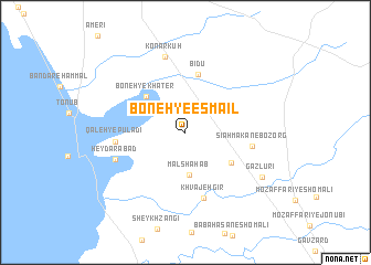 map of Boneh-ye Esmā‘īl