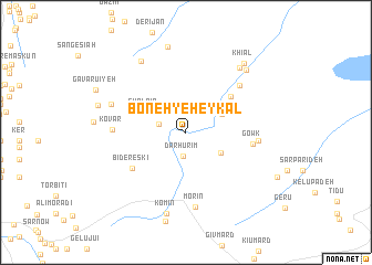 map of Boneh-ye Heykal