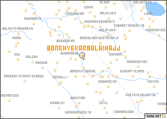 map of Boneh-ye Karbalā\