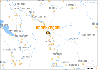 map of Boneh-ye Qā‘em