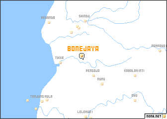 map of Bonejaya